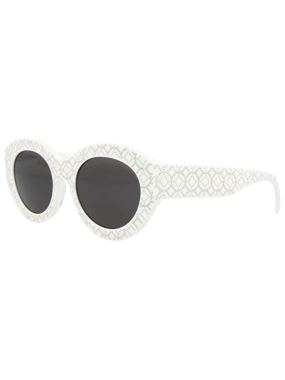 Azzedine Alaïa AA0024S 003 52 - White Studded Sunglasses